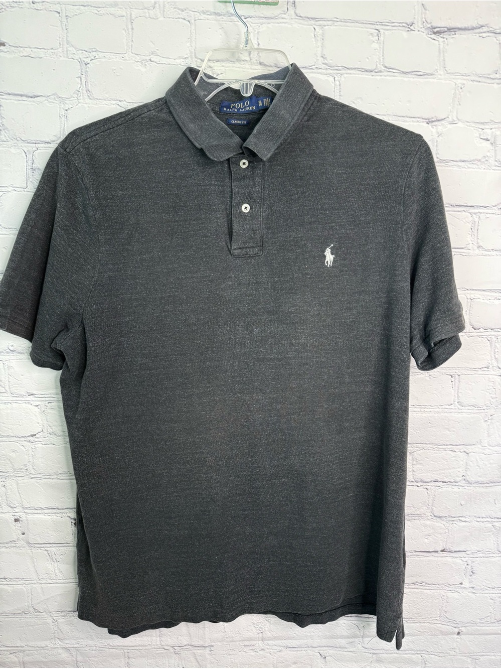 POLO Ralph Lauren Classic Fit Grey Polo Shirt XL